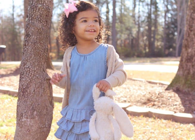 A Girl and Her Bunny