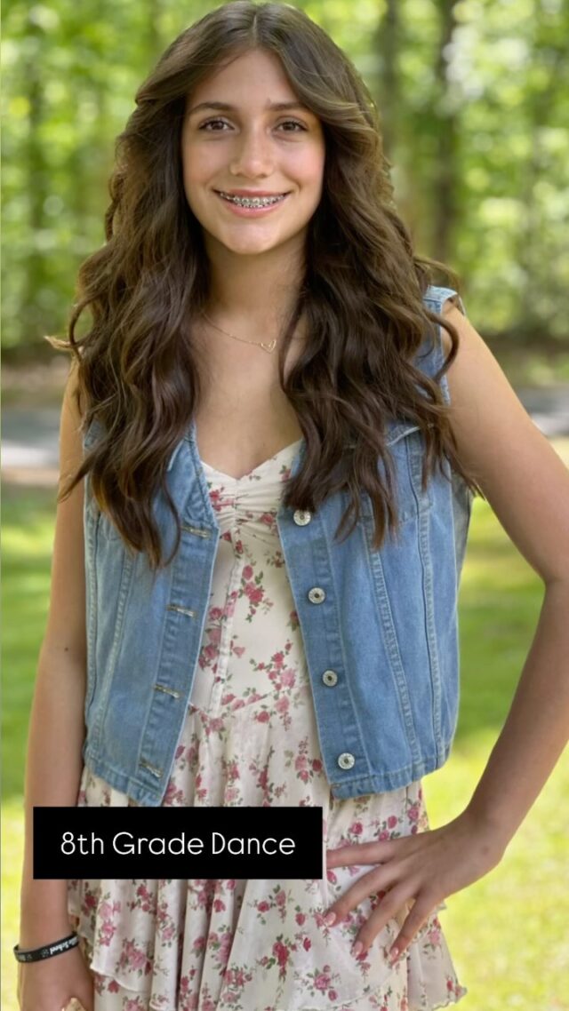 Can’t believe middle school is almost over for my girl. 8th Grade dance tonight and fun with her friends.
